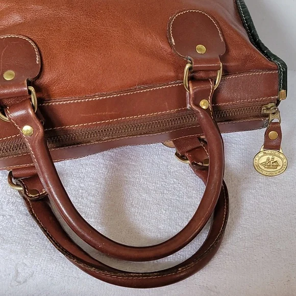 Brahmin vintage brown leather handbag - Picture 14 of 16